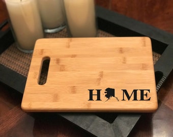 OKLAHOMA Home - Custom Cutting Board (Can Be Made with any State)