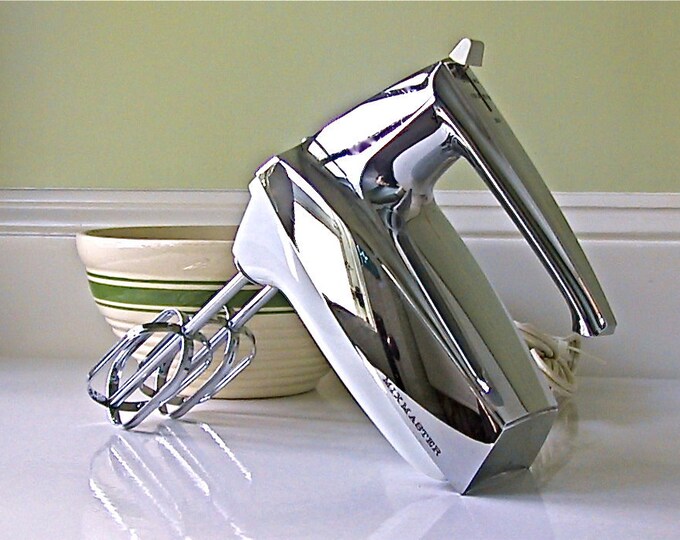 Vintage Electric Hand Mixer Sunbeam Mixmaster Etsy
