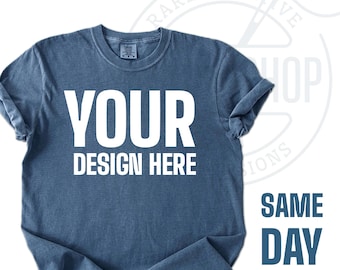 Custom Comfort Colors T-Shirt: Personalized Photo or Logo