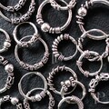 925 Sterling Silver Bali Hoop Earrings, Bali hoops, Hoop Earrings, 10mm, 12mm, 14mm Hoops, Silver Hoop Earrings, Tribal Hoops, Boho hoops product logo