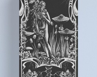 Fruiting Body Print | Venus, Mushrooms, Skulls (11x17)