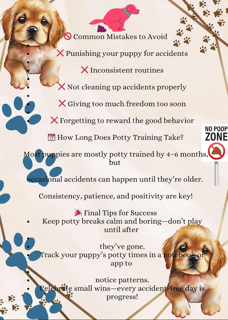 How to Potty Train a Puppy Guide | Step-by-step Puppy Toilet Training ...