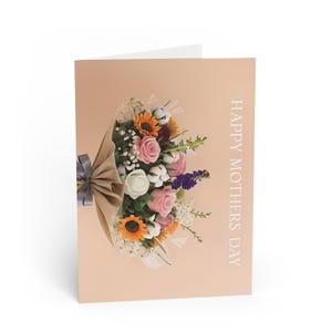 Tarjetas de felicitación florales para el Día de la Madre, tarjetas personalizadas, deseos de cumpleaños, tarjetas de agradecimiento, tarjetas de ánimo, diseño floral.