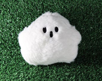 Llavero de peluche de fantasma: un espeluznante amuleto para bolso de Halloween (15 cm/6 pulgadas de ancho)