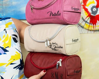 Best Bridesmaid Proposal Gifts Personalized Toiletry Bags Women Dopp Kit