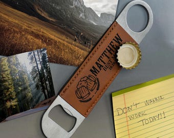Custom Bottle Opener - Groomsmen Proposal Gift, Officiant Proposal, Best Man Proposal, Wedding Favors, Groomsman Gift, Bachelor Party Gift