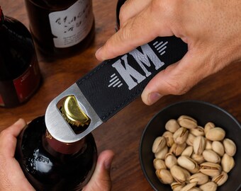 Groomsmen Gift - Custom Bottle Opener with Magnet, Groomsman Proposal, Officiant Gift, Best Man, Groom, Dad, Wedding Party Favors