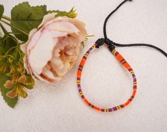 Surfer Bracelet Set for Men and Women - Handmade Boho Summer Festival Jewelry - Mens Womens Cotton Bracelet Set - Birthday Gift