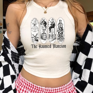 Haunted Mansion Racerback Tank Top | Stretch Room Shirt | Funny Halloween Tee | Ghostly Tank Top | Disney World Trip