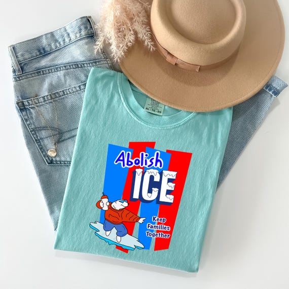 Abolish ICE T-Shirt: Equality & Human Rights Activist Tee