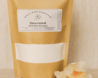 All Natural Dishwasher Detergent | Eco-Friendly | Minimal Ingredients | Plastic-Free Cleaning