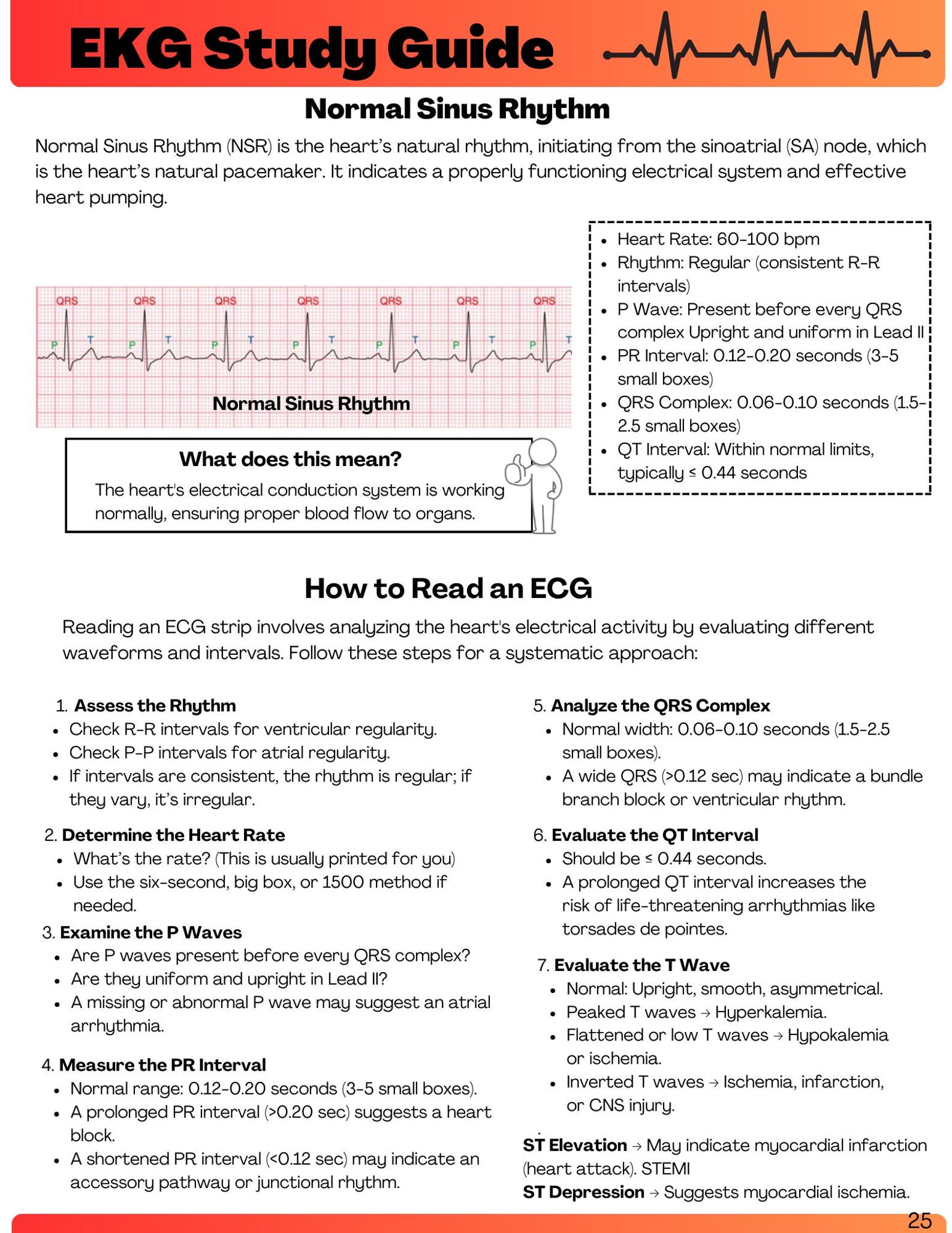 EKG Study Guide - Comprehensive Companion for NHA Exam & Allied Health ...