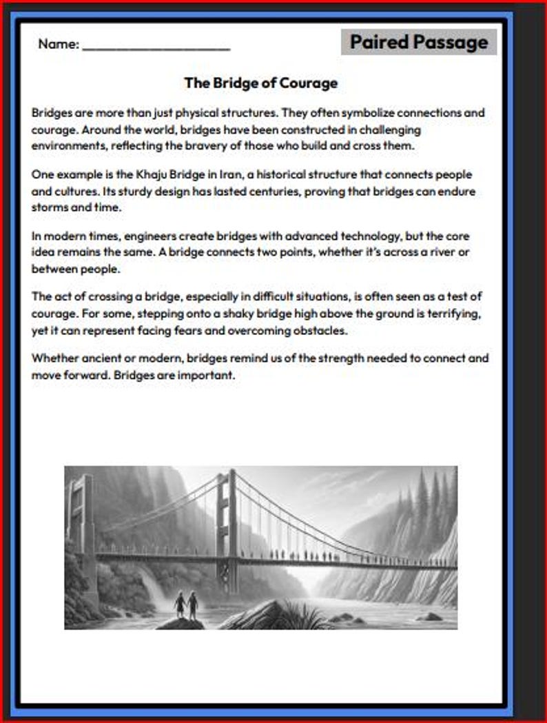 3rd 4th 5th Grade Reading STAAR Test Prep Practice Reading Passages ...