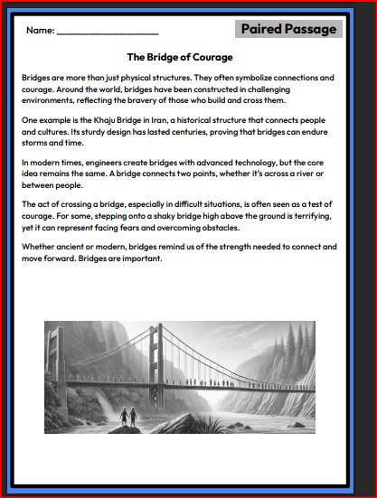 3rd 4th 5th Grade Reading STAAR Test Prep Practice Reading Passages ...