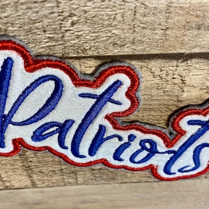 Custom Glitter Patches great for sports,teams or names. 3&quot;-5&quot;