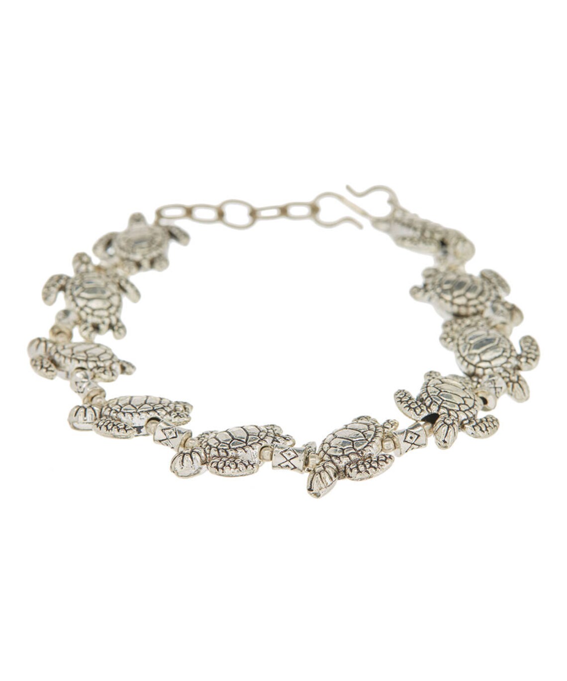 Turtle Braceletsilver Charm Bracelettortoise Bracelethawaii - Etsy