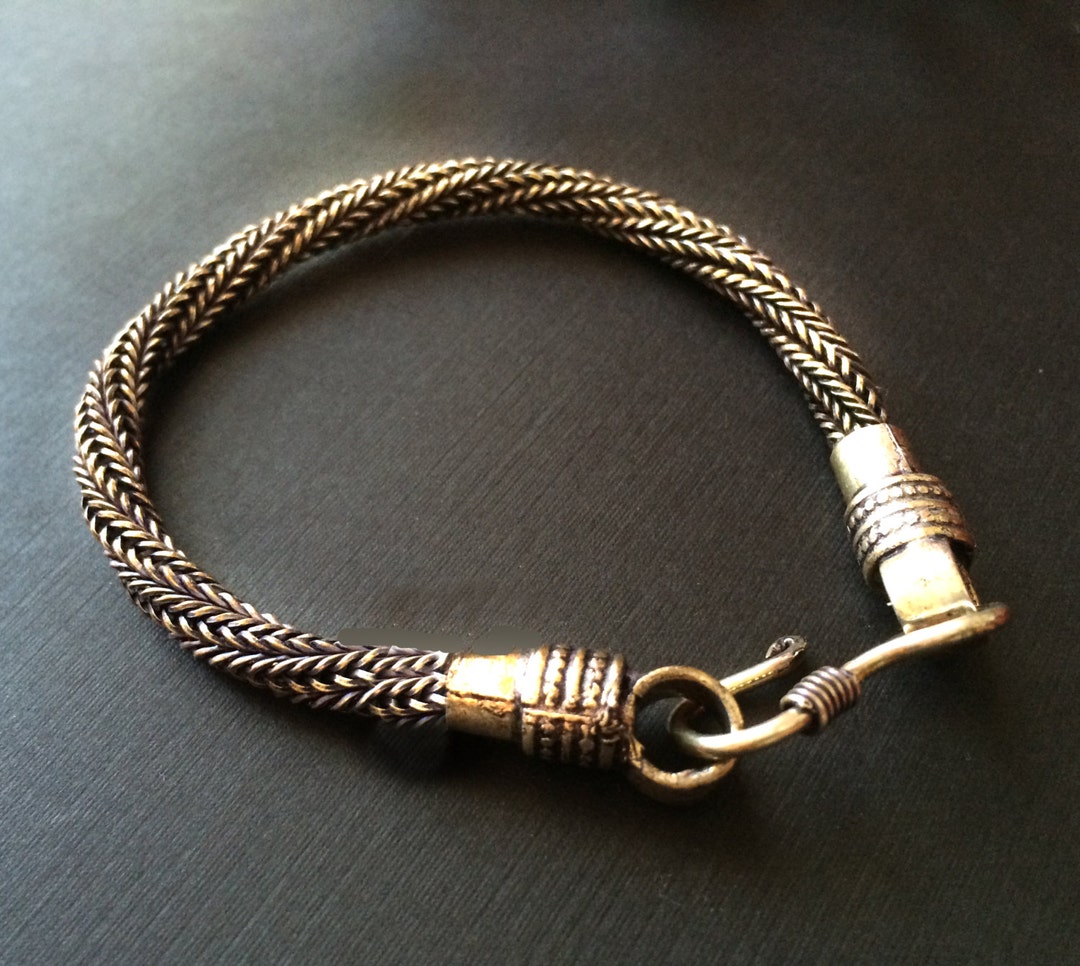 Twisted Silver Rope Chain Bracelet - Featured in Cosmopolitan UK