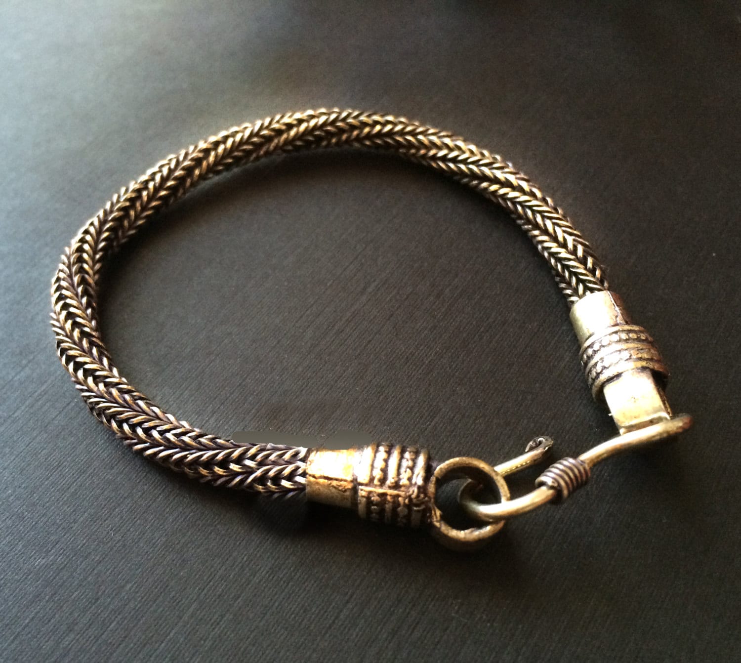 Twisted Silver Rope Chain Bracelet - Featured in Cosmopolitan UK