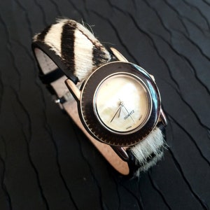 Vintage Watch,Mother of Pearl Dial Watch Vintage 1970's watch bracelet ,Rare One of a kind watch,wedding gift by Taneesi