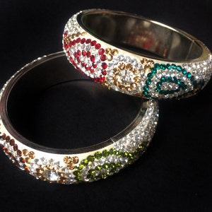 Crystal Bangle-Prom-Diamante armband-bruiloft armbanden bruidsmeisjes geschenken, handgemaakte armbanden, veelkleurige kristallen armband