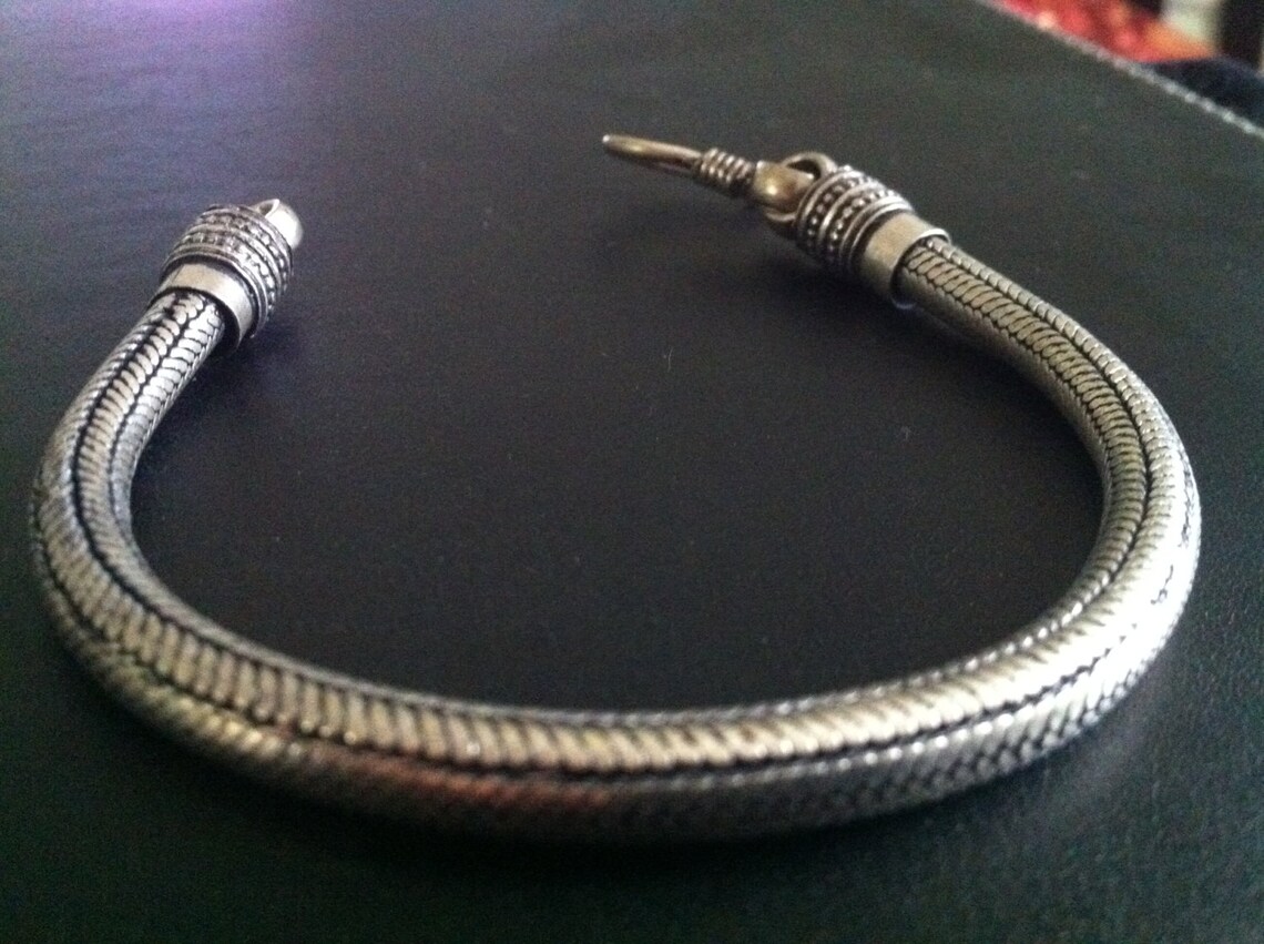 Silver Rope Chain Bracelet Men Silver Bracelet Silver Etsy