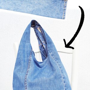 DIY Handbag Sewing Pattern Slouchy Jeans Bag Hobo Bag | Etsy