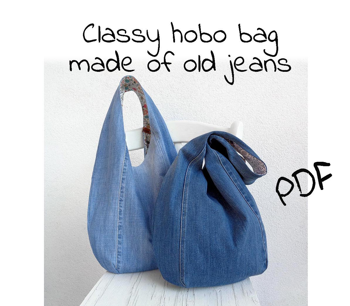 Handbag Sewing Pattern Bag Hobo Bag Etsy