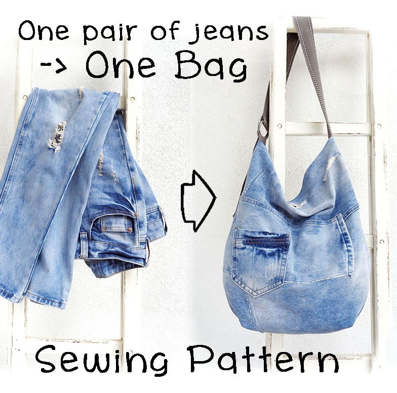 Como hacer el bolso de jean Etsy Espana
