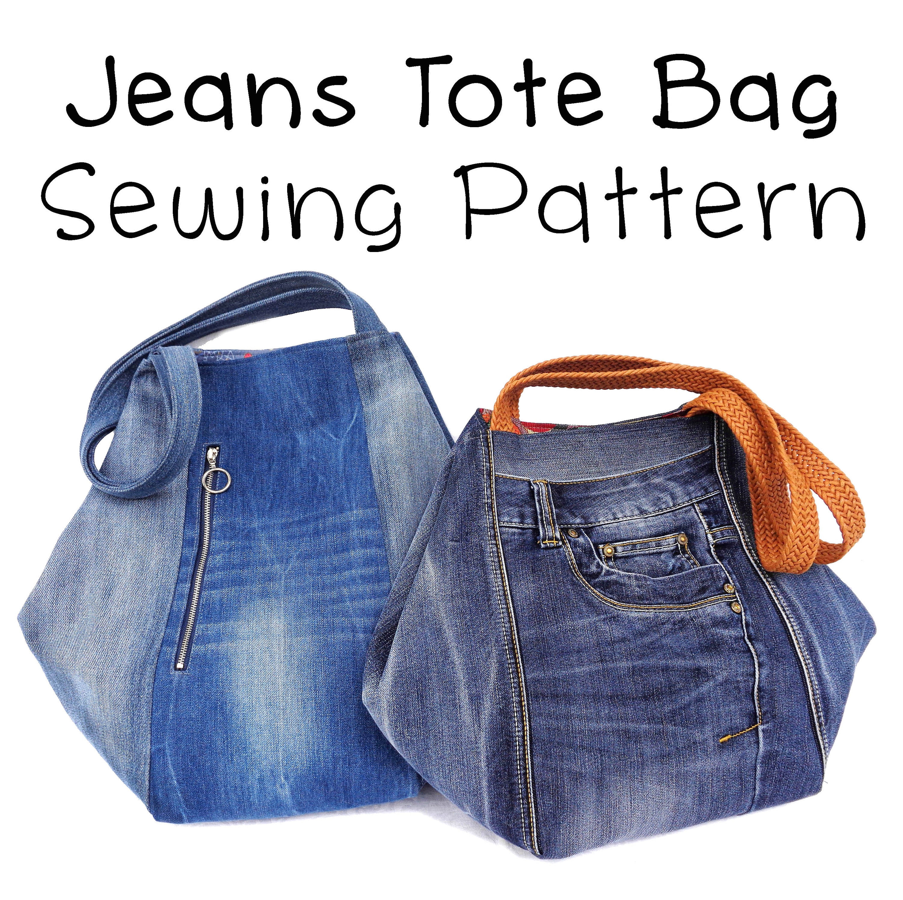Tote jeans sale