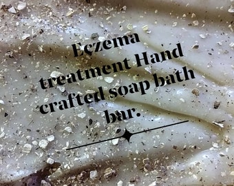 8oz. Eczema Soap Bars.  for treatment of Eczema and psoriasis. We reccomend lathering soap on hands first, then applying to affected area.