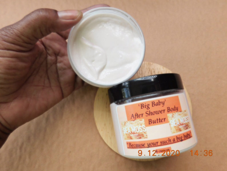 Sea Moss After Shower Body Butter Emulsion Melt. 3 Unique Etsy