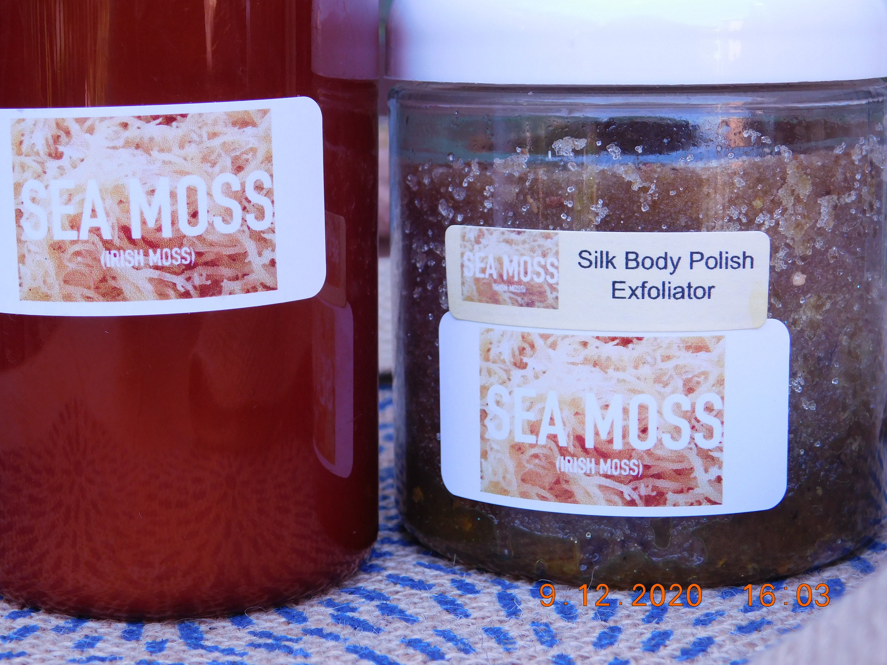 Jamaican Irish Sea Moss Body Wash and Sugar Scrub Polish.. Etsy
