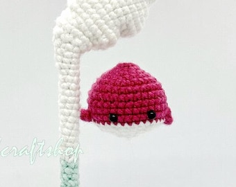 Crochet Flying Whale & Fish Pattern: Nautical Nursery Decor (PDF Pattern)