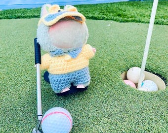 Beginner-Friendly Crochet Pattern-17cm doll Golf Uniform, Zero-Fail DIY Doll Clothes Tutorial, Instant PDF
