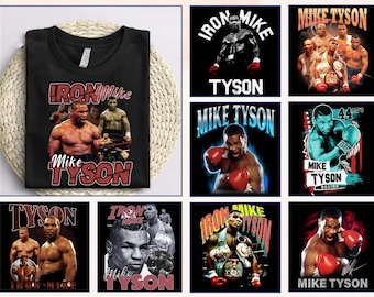 Mike Tyson PNG Bundle, Mike Tyson Boxing Png, Boxing Png, Boxing Svg, Mike Tyson Tee High-Resolution Digital Download