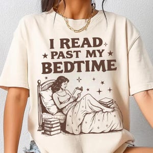 I Read Past My Bedtime SVG PNG, Funny Book Lover Quote File, Retro Reading Graphic, Vintage Reader Club SVG, Librarian Bookworm File Png