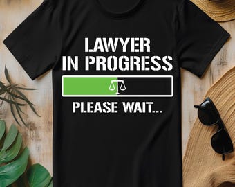 Lawyer In Progress Funny Law School Student PNG, Attorney T-shirt Design