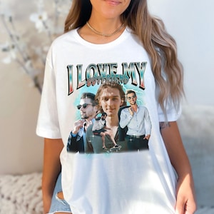 Ich liebe meinen Freund Shirt, benutzerdefinierte Bootleg Rap T-Shirt, ich liebe mein bf Shirt, Paare Shirts, benutzerdefinierte ich liebe meinen Freund, Freundgeschenk, R223