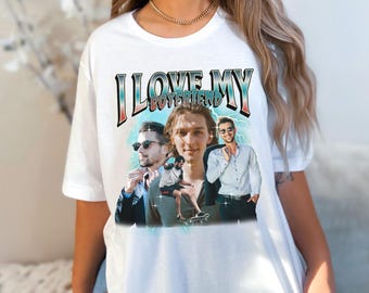 I Love My Boyfriend Shirt, Custom Bootleg Rap Tee, I Love My bf Shirt, Couples Shirts, Custom I Love My Boyfriend, Boyfriend Gift, R223