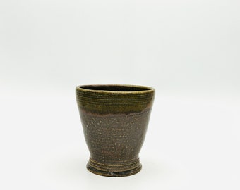 Into the Woods Wood Fired Ceramic Cup 2 by Lynn Isaacson