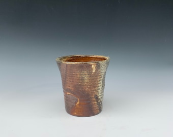 NEW! Flamework Wood Fired Ceramic Cup 7 by Lynn Isaacson