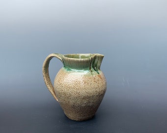 Green Mountain Salt Fired Pitcher by Lynn Isaacson
