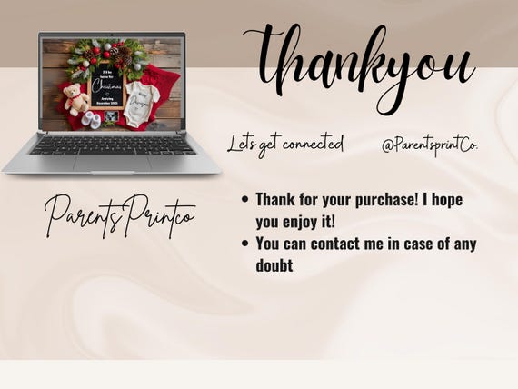 Christmas Digital Pregnancy Announcement Due in December Baby Announcement Gender Neutral Editable Template I'll be home for Christmas A0113
