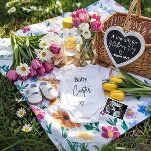 Mothers Day Pregnancy Announcement Digital Baby Announcement Digital Social Media Neutral Boho Pregnancy Reveal  Editable Template A0052