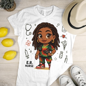 Krankenschwester Cartoon T-Shirt: Krankenschwester Geschenk