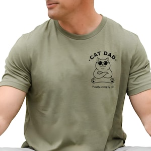 Cat Dad PNG Cat Lover Shirt Design Funny Cat Tee Cat Father Cat Daddy Gift From Cat Animal Lover Gift Pet Dad