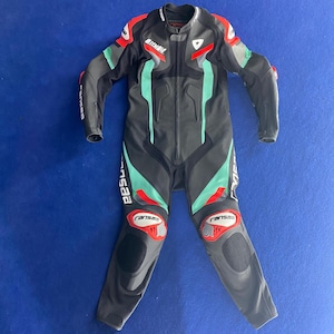 1 Piece Motorbike Leathers, Men’s Leather Racing Suit, Custom Motorcycle Suit, Biker Racing Suit,  MotoGP Biker Riding Suit, Track Race Suit