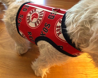 Small Dog Harness, Boston Red Sox Made in USA, Dog Harnesses, Pet