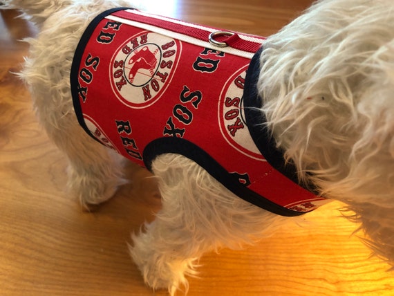 Small Dog Harness Boston Red Sox Made in USA Dog Harnesses 