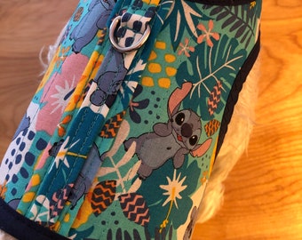 Arnés para perros pequeños inspirado en Stitch, fabricado en EE. UU., arneses para perros, ropa para mascotas